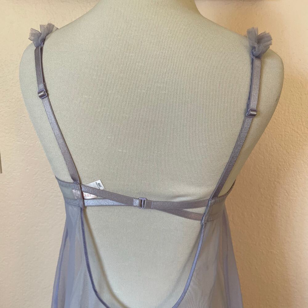 Victoria’s Secret Lavender Babydoll Lingerie Set 36B Silk Panty M/L - Picture 9 of 13